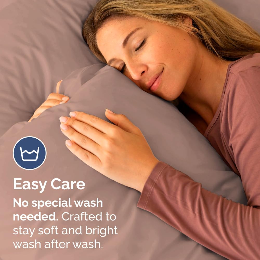 King Standard Pillow Cases Set of 2 - Ultra-Soft Hotel Quality Pillowcase Covers - Comfy, Cozy & Fade Free - Wrinkle Resistant - Machine…