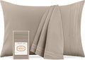 Mellanni Pillow Cases - Luxury, Extra Soft, Cooling Pillow Covers - 2 PC Iconic Collection Pillowcases - Envelope Closure (Standard/Queen 2…