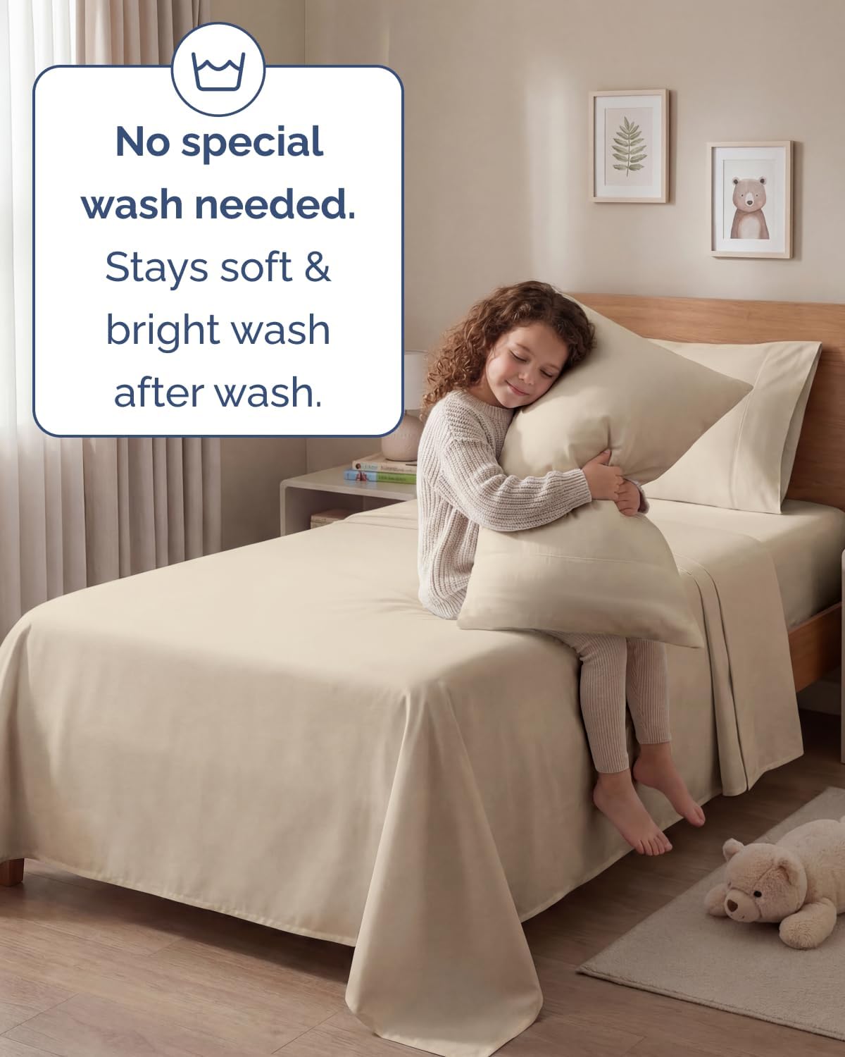 Twin 4 Piece Sheet Set - Comfy, Breathable & Cooling - Soft Hotel Luxury Bedding for Women, Men, Kids, Teens & Children - 1 Flat & 1…