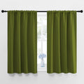 NICETOWN Window Curtains Blackout Drapes, Thermal Insulated Solid Rod Pocket Blackout Draperies for Living Room (1 Pair, 42 by 45 inches…