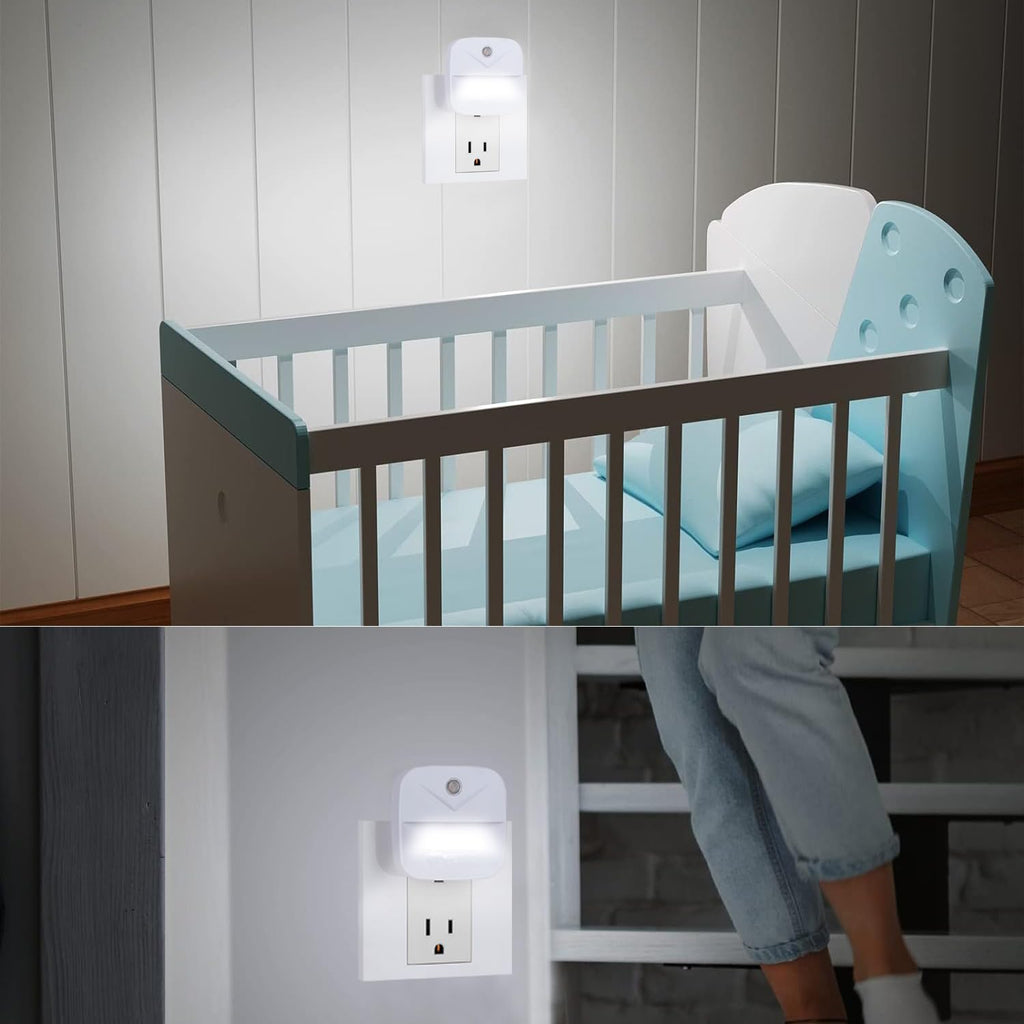 Night Light, LED Night Lights Plug into Wall, Dusk to Dawn Sensing Nightlights, No Glaring Compact Size, Night Light for Kids Navigating…