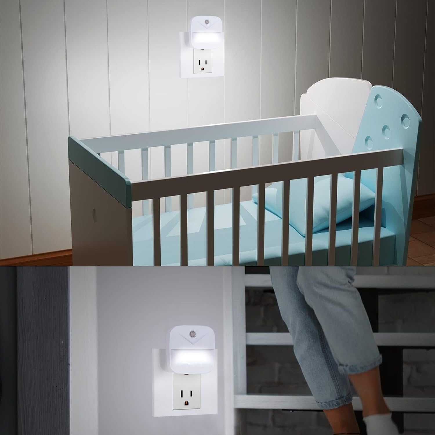 Night Light, LED Night Lights Plug into Wall, Dusk to Dawn Sensing Nightlights, No Glaring Compact Size, Night Light for Kids Navigating…