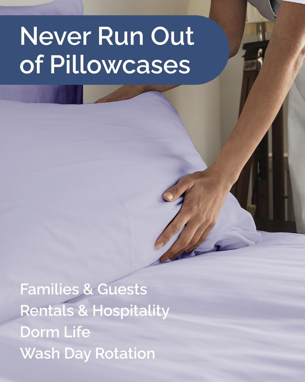 Queen Pillow Cases Set of 10 - Ultra Soft Hotel Quality Pillowcase Covers - Comfy & Wrinkle Free - Shrink & Fade Resistant - Machine…