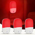Jopcpie 670nm Red Light Night Light for Sleep relaxation, 3 Pack Auto On/Off Dimmable Night Light with Dusk to Dawn Sensor, LED Night…