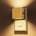 L LOHAS LED Night Light, Night Lights Plug into Wall,[2-Pack] Dimmable Night Light with Light Sensor,3000K Warm White, Gold Nightlight for…