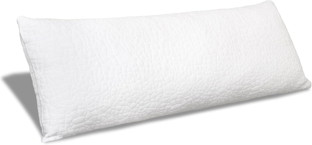 Dwcn Adjustable Body Pillow for Adults - 20x54 Inch Shredded Memory Foam Body Pillow with Removable & Washable Pillowcase, Full Body Suppor…