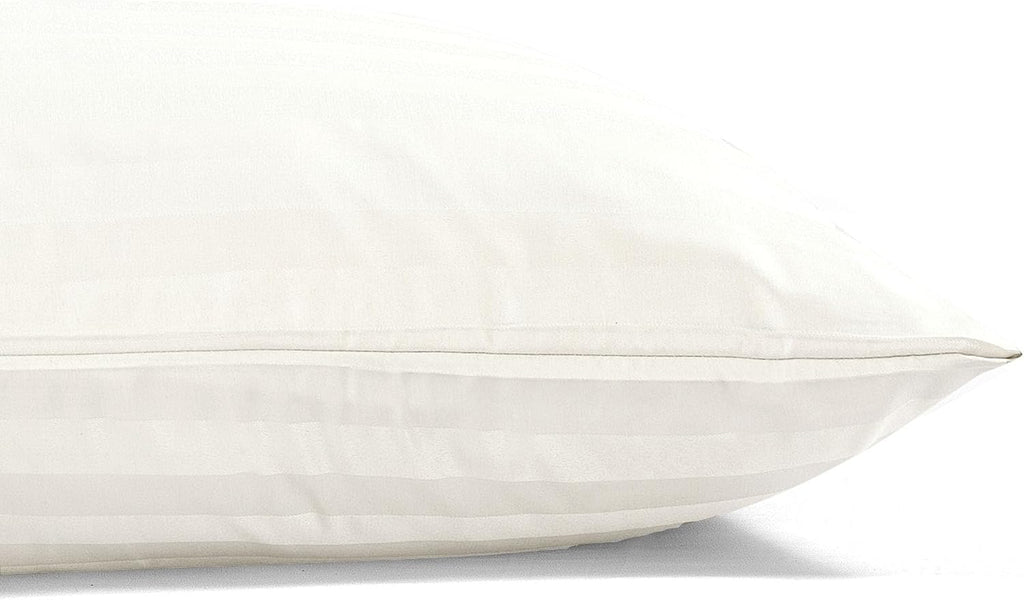 Royalelinens ROYALE LINENS 1500 Thread Count Poly Cotton Sateen Dobby Stripe Sheet Set - 6 Piece King Bed Sheets - 1 Fitted, 1 Flat, 4 Pill…