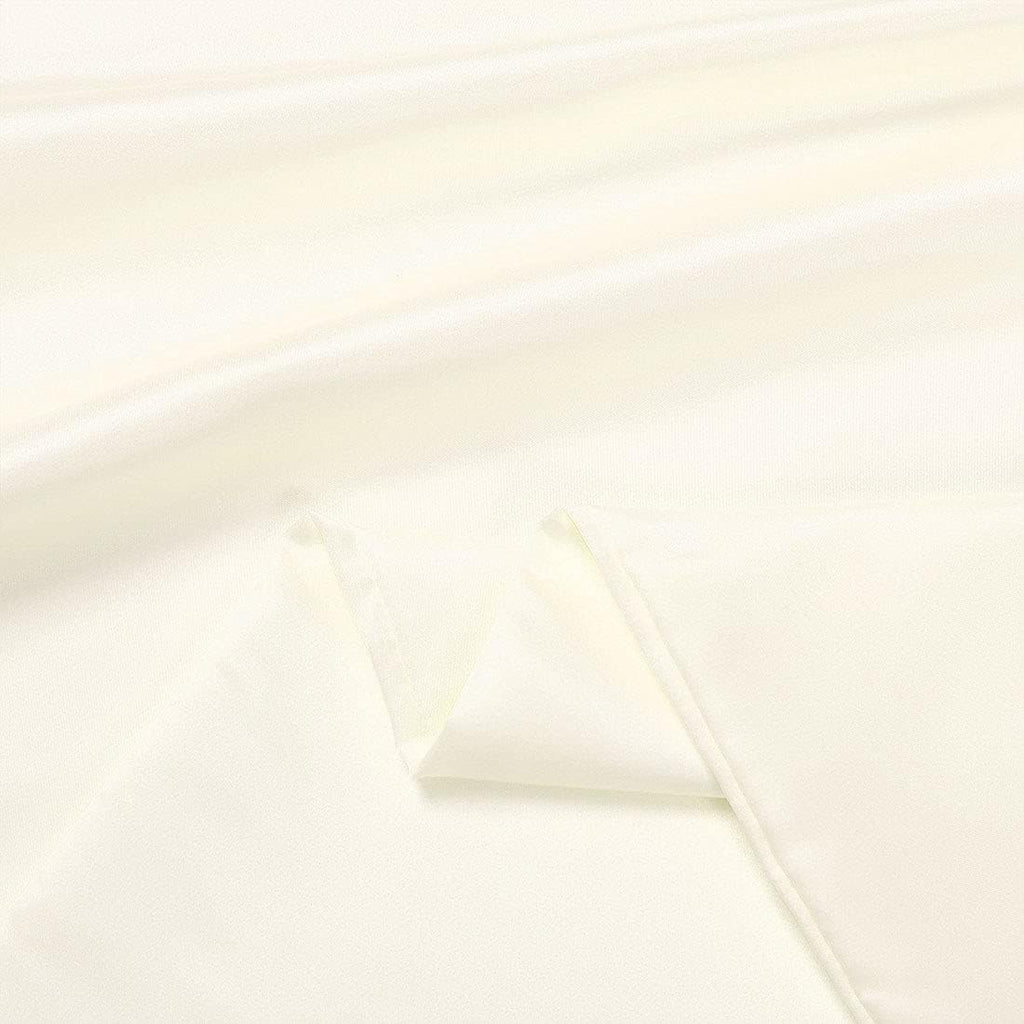 uxcell Body Pillow Cover 20x48 Inch Pearl White Silky Satin Body Pillowcases for Hair and Skin Luxury Cooling Soft Smooth Washable