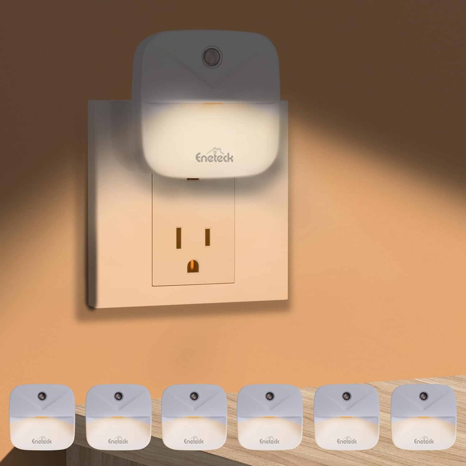 Night Light, LED Night Lights Plug into Wall, Dusk to Dawn Sensing Nightlights, No Glaring Plug in Night Light for Kids Navigating in…