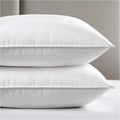 Viewstar Bed Pillows Queen Size Set of 2, Hotel Collection, Down Alternative Soft Pillow for Back, Stomach or Side Sleepers, White White