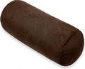 1 MIDDLE ONE Bolster Pillow with Removable Velvet Cover, Round Cylinder Neck Roll Pillow for Head, Back, Leg Support, Decorative Bed and…