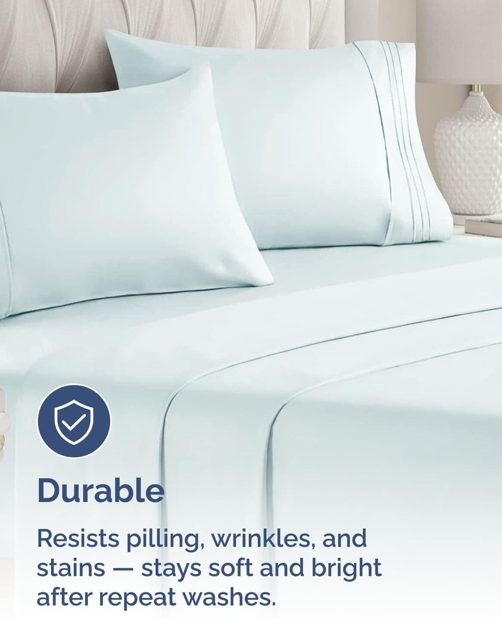 King Standard Pillow Cases Set of 10 - Ultra Soft Hotel Quality Pillowcase Covers - Comfy & Wrinkle Free - Shrink & Fade Resistant…