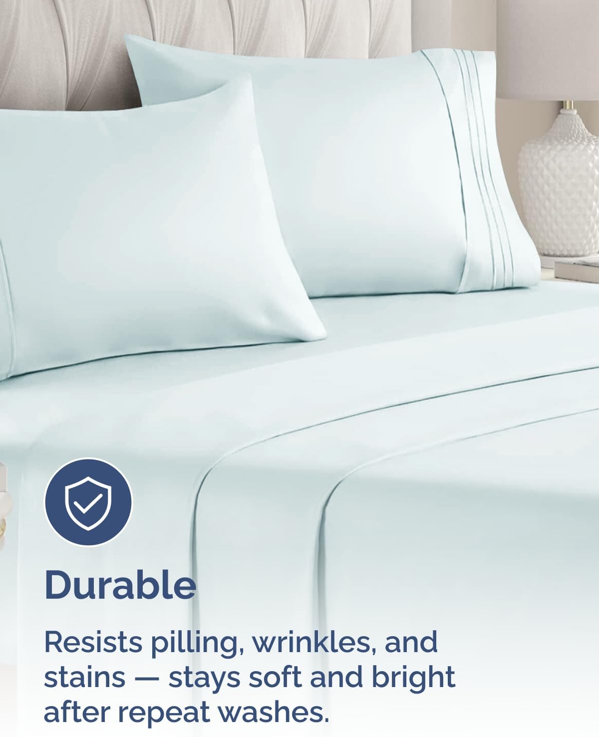 King Standard Pillow Cases Set of 10 - Ultra Soft Hotel Quality Pillowcase Covers - Comfy & Wrinkle Free - Shrink & Fade Resistant…