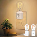 Motion Sensor Night Light, LED Night Lights Plug into Wall, 10-100LM Dimmable Night Light P-Type for Hallway, Stairs, Bedroom, Garage…