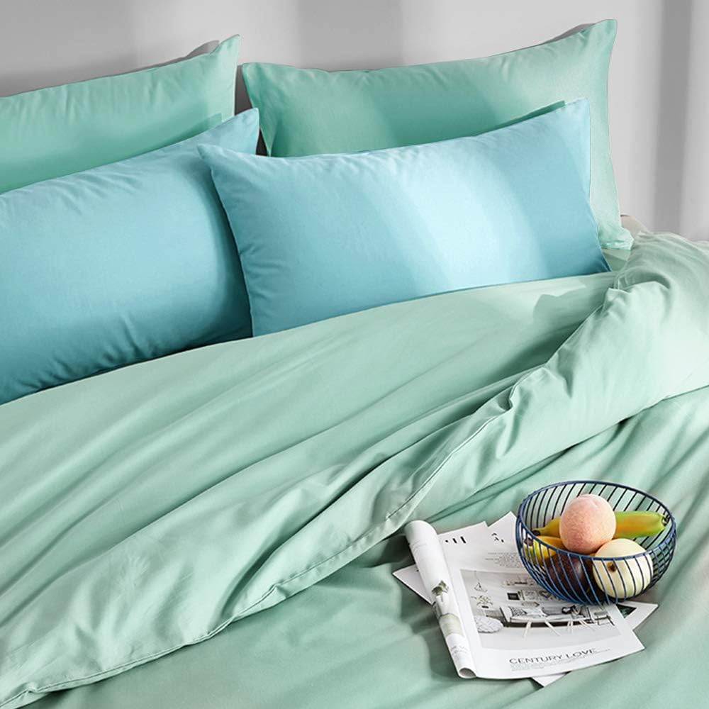 FLXXIE King Pillow Cases Set of 2, Soft Microfiber Pillow Covers with Envelope Closure, Wrinkle, Fade and Stain Resistant Pillowcases…