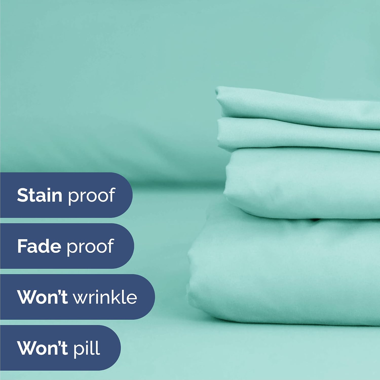 Cal King 6 Piece Sheet Set - Comfy Breathable & Cooling - Hotel Luxury Bedding for Women, Men, Kids, Teens & Children - 1 Flat & 1 Fitted…