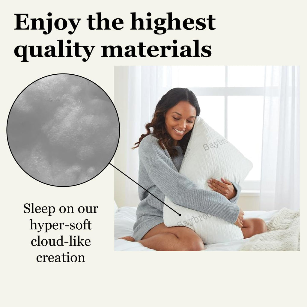 Saybrook Adjustable Pillow - Down Alternative - Standard/Queen White