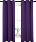 NICETOWN Thermal Curtains Insulated Blackout Draperies, Triple Weave Home Decoration Solid Ring Top Blackout Drape Panels for Bedroom…