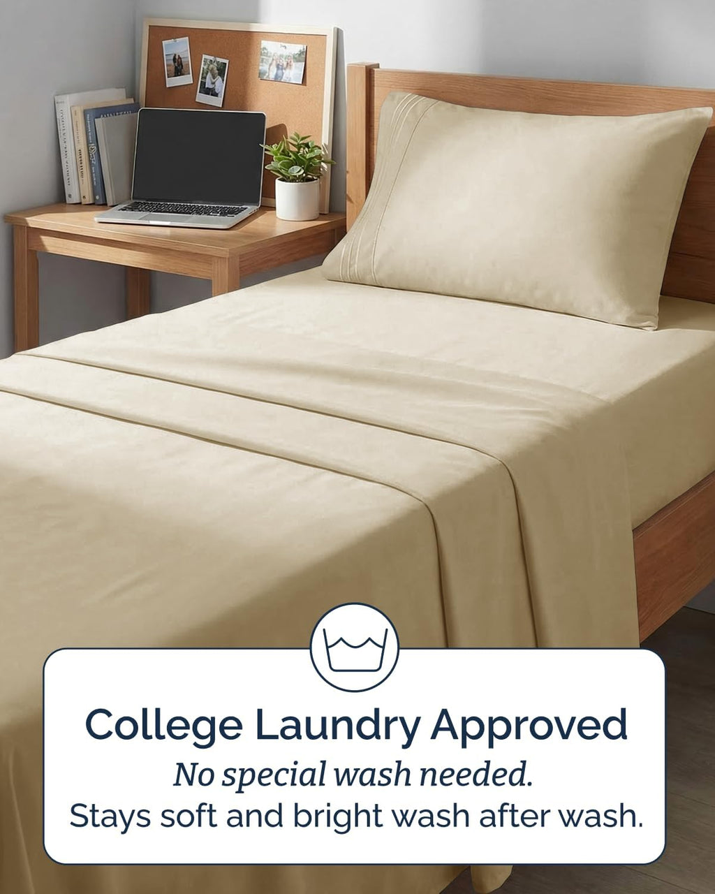 Twin XL 4 Piece Sheet Set - Comfy, Breathable & Cooling - Hotel Luxury Bedding for Women, Men, Kids, Teens and Children - 1 Flat & 1…