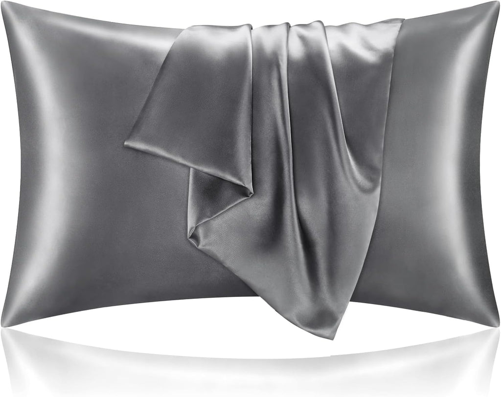 Bedelite Satin Pillowcase for Hair and Skin, Super Soft and Cooling Similar to Silk Pillow Cases 2 Pack with Envelope Closure, Gift for Wom…