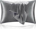 Bedelite Satin Pillowcase for Hair and Skin, Super Soft and Cooling Similar to Silk Pillow Cases 2 Pack with Envelope Closure, Gift for Wom…