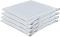 Kingnex 4 Pack Waterproof Feather Proof Pillow Protectors Drool Proof 14"x26" or 16"x26" Pillow Cover 4 Pack White