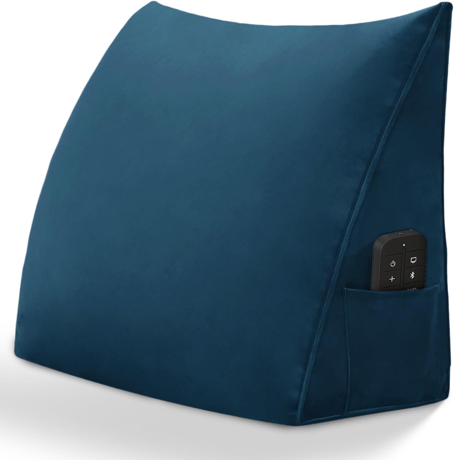 Small Triangular Reading Pillow Bed Wedge Headboard Pillow, Back Support Pillow for Sitting up in Bed Daybed Bolster Backrest Couch Sofa…