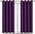 BGment Blackout Curtains - Grommet Thermal Insulated Room Darkening Bedroom and Living Room Curtain, Set of 2 Panels (52 x 54 Inch, Royal P…