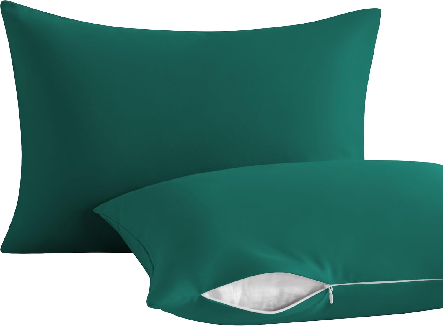 Ntbay 2 Pack Pillows with Pillowcases, Soft Cotton Down Alternative 13x18 with Microfiber Zippered Pillowcases for Sleeping in Crib Bed - M…