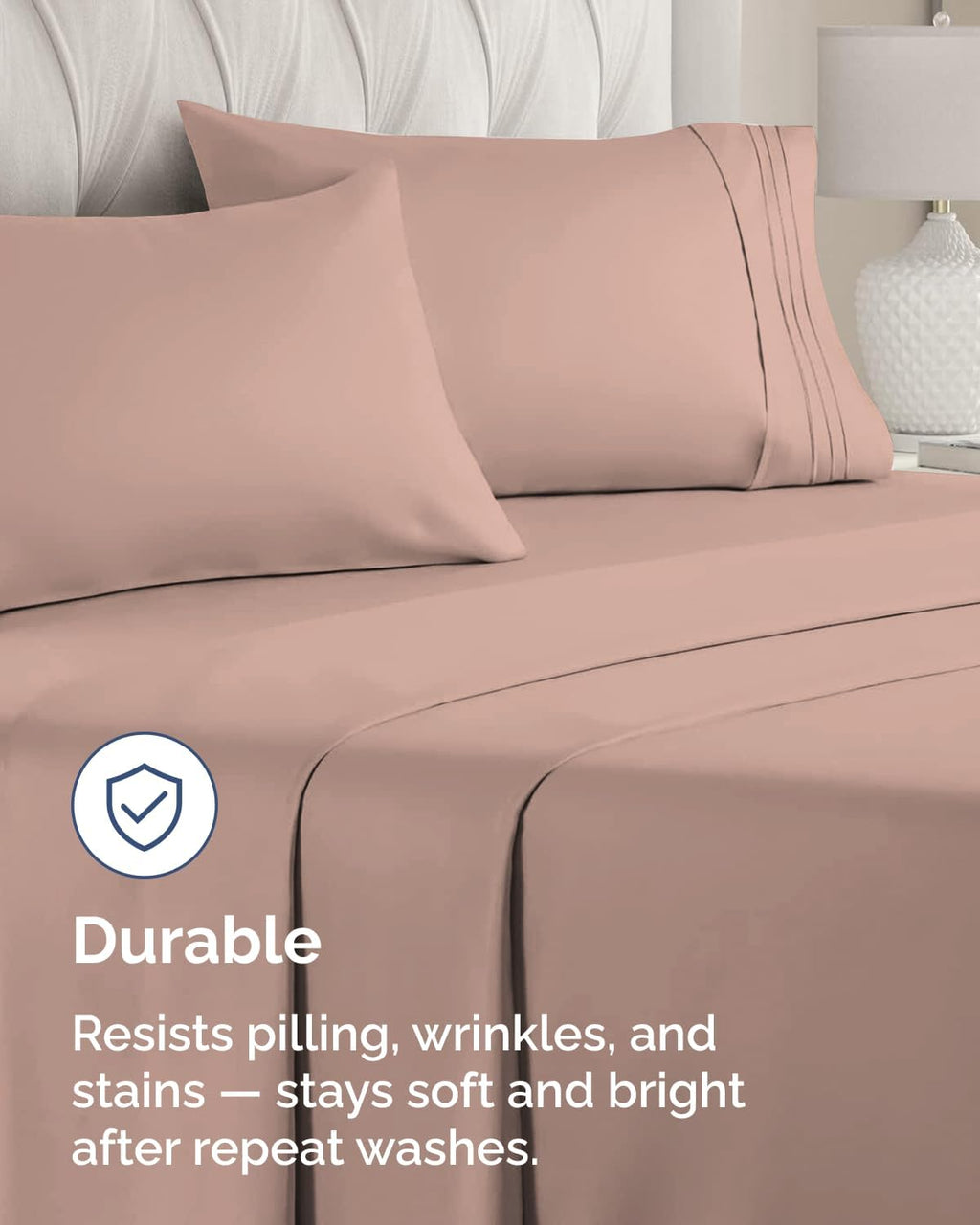 King Pillow Cases Set of 6 - Ultra Soft Hotel Quality Pillowcase Covers - Comfy, Cozy & Wrinkle Free - Shrink, Stain & Fade Resistant…