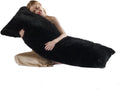 HKMR 20x54 inch Luxury Fluffy Body Pillow Cover(No Filling), Shaggy Furry Body Pillowcase with Zipper, Soft Decorative Plush Full Long…