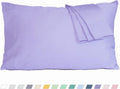 Homtec Pillow Cases, King Size Cotton Percale Weave Pillowcases, Pre-Shrunk Breathable and Hypoallergenic Pillowcases, Set of 2 (2 Piece Ki…
