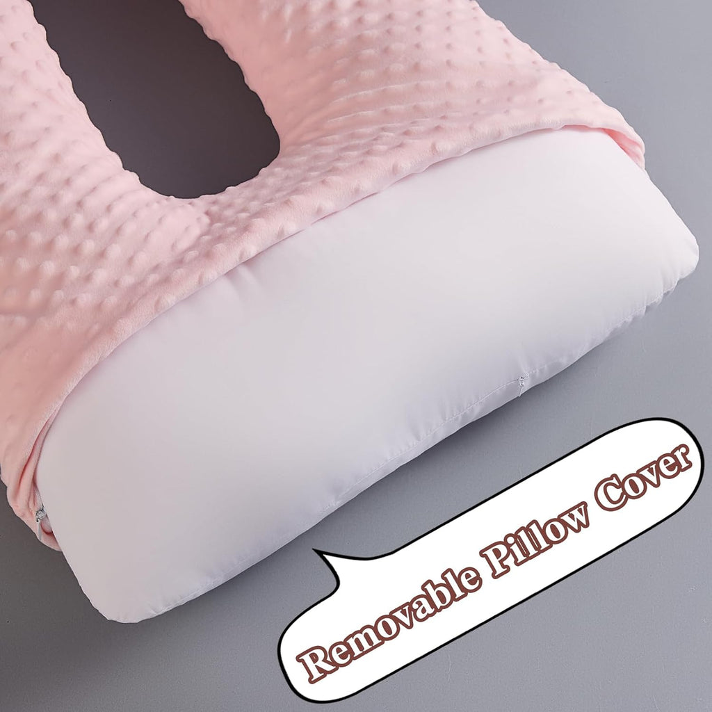 Travel Pillow for Kids Adult, Pillow for Car Sleeping Ultra Large U-Shaped with Removable Soft Cover Support Fix Neck and Body…