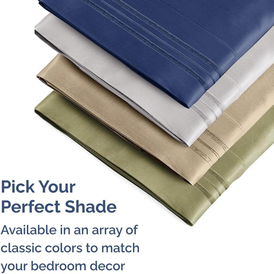 King Standard Pillow Cases Set of 8 - Ultra Soft Hotel Quality Pillowcase Covers - Comfy & Wrinkle Free - Shrink & Fade Resistant…