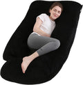 Jcickt Pregnancy Pillow J-Shaped Full Body Pillow, 59 inch with Velvet Cover Easy to Remove and Wash, Support Pregnant Women's Backs Legs a…