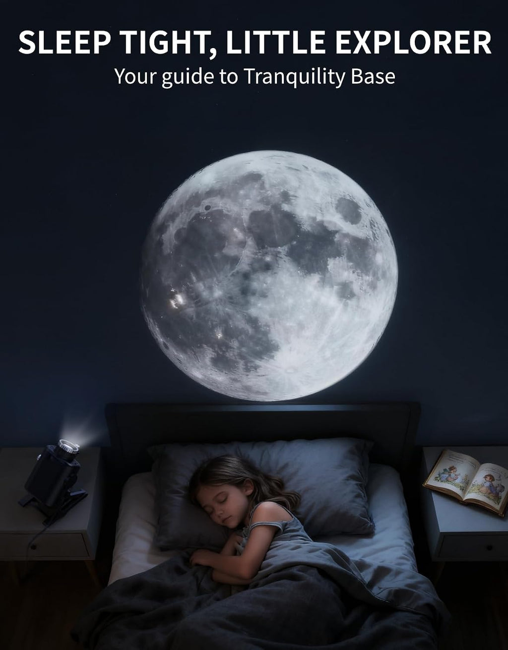 Rovmiment 60-in-1 Galaxy Projector, HD Home Planetarium Projector with Built-in Non-Fading Scenes, 3D Star Light Projector for Bedroom, Twi…