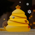 Xmas Tree Night Light, Cute LED Lamp, Silicone Dimmable Nursery Nightlight for Kids, Rechargeable Bedside Touch Lamp, Funny Office Desk…