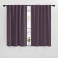 NICETOWN Window Treatment Blackout Curtains and Draperies - (Plum Color) 42x40 inch, 2 Panels, Room Darkening Blackout Panel Drapes for…