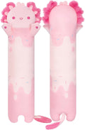 Mewaii Long Axolotl Plush 5 Sizes, 120% Extra Filling Giant Plushness Kids Body Pillow, Kawaii Cute Pink Axolotl Stuffed Animals…
