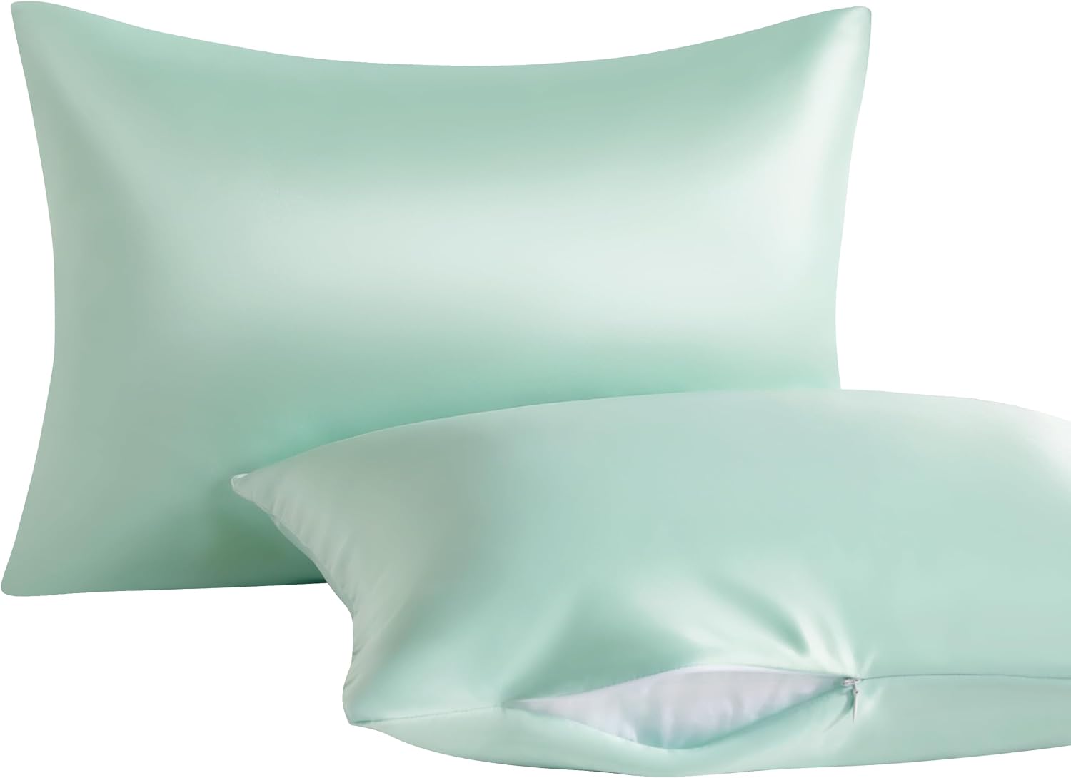 Ntbay 2 Pack Pillows with Stain Pillowcases, Soft Cotton Down Alternative 13x18 Zippered Pillows for Sleeping in Crib Bed - Machine Washabl…