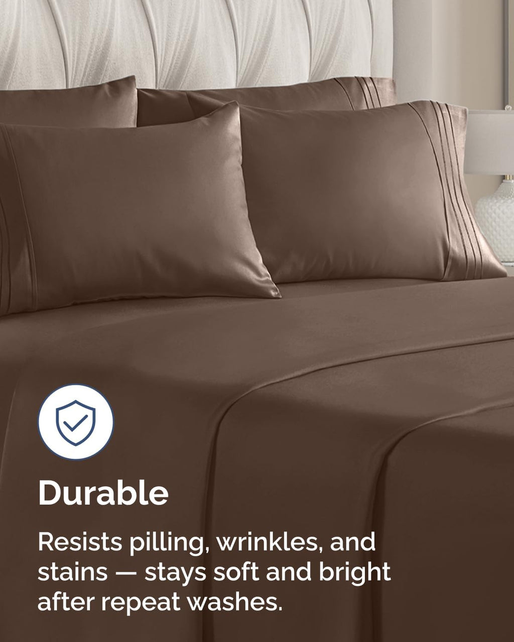 King Standard Pillow Cases Set of 6 - Ultra Soft Hotel Quality Pillowcase Covers - Comfy & Wrinkle Free - Shrink & Fade Resistant…