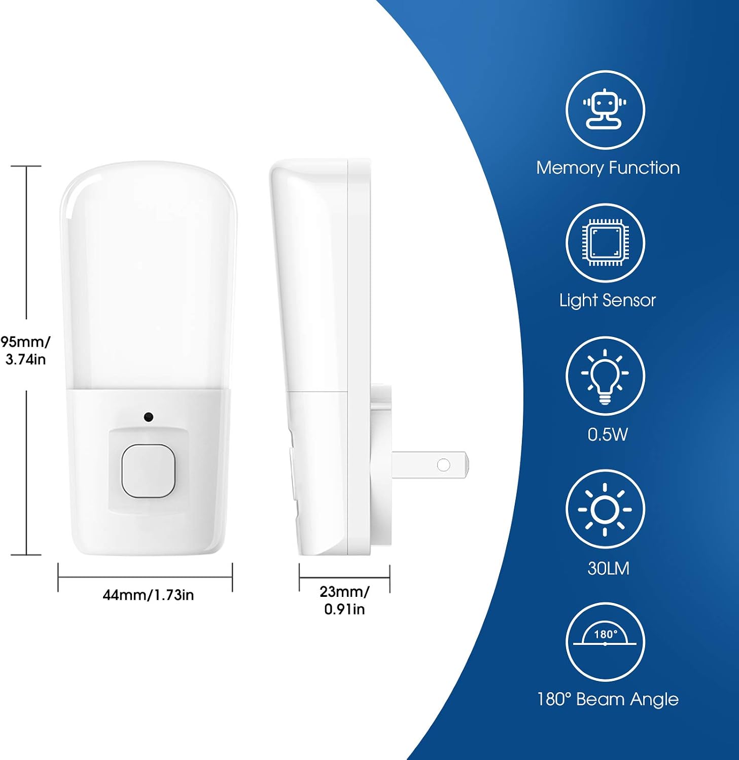 L LOHAS LED Night Light Kids, Plug in LED Night Lights for Kid, 9-Color Changing, Bright Nightlight with Dusk to Dawn Sensor, Plug-in…