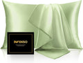 Infiixso Mulberry Silk Pillowcase for Hair and Skin, Silk Pillow Cases Queen Size with Hidden Zipper 20"x30", Extraordinary Smooth and Soft…