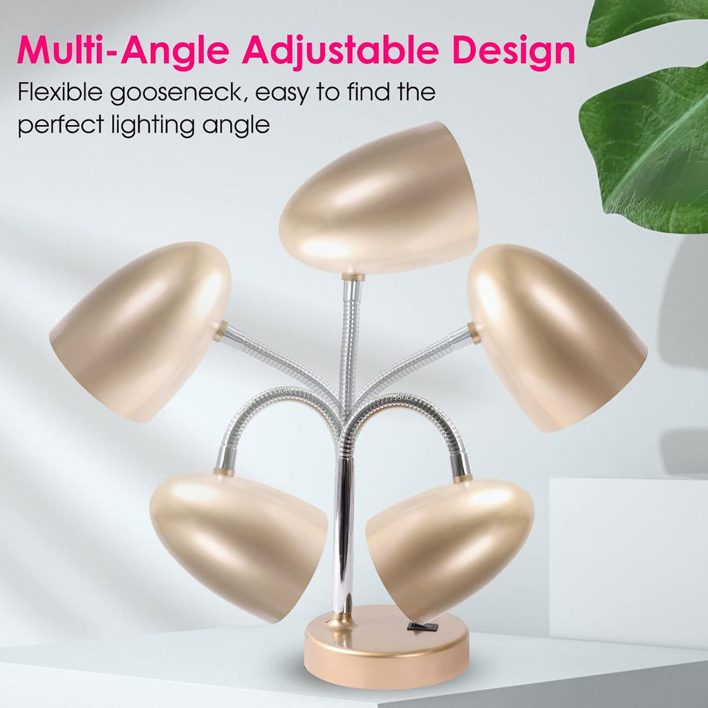 Eenergeticlighting E ENERGETIC LIGHTING LED Desk Lamp, 3.5W 240LM 4000K Cool White Study Lamps for Bedroom and Office, Eye Protection, ETL…