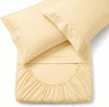 Perupima Peru Pima 415 Thread Count Percale Full Sheet Set - 100% Peruvian Pima Cotton, 4 Piece (Flat, Fitted, 2 Pillowcases) - Cooling, Cr…