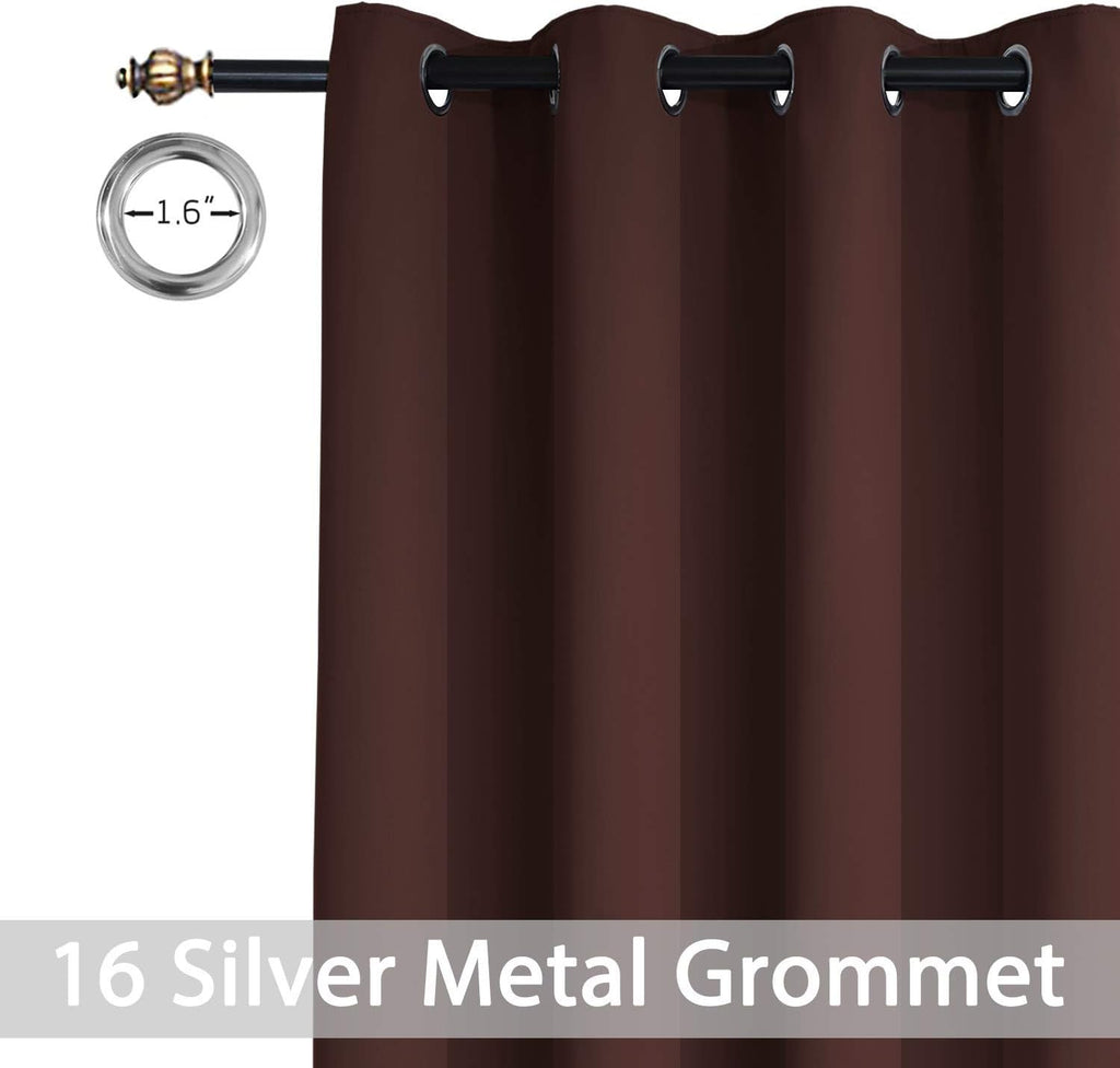 Yakamok Blackout Drapes for Sliding Glass Door - Thermal Insulated Door Blinds, Room Darkening Room Divider Window Curtain for…