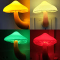 AUSAYE 4 Pack Plug in Night Light, Mushroom Light LED Nightlights for Kids, Adults, Bedroom, Bathroom, Hallway, Stairs, Kitchen Muti-Color