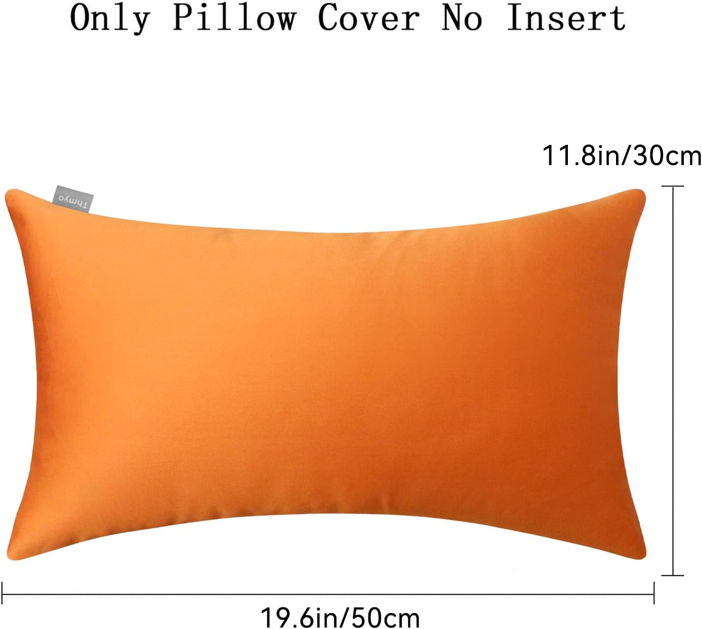 Thmyo 4-Pack 100% Cotton Lumbar Comfortable Solid Decorative Throw Pillow Case Rectangle Cushion Cover Sublimation Blank Pillow Covers Than…