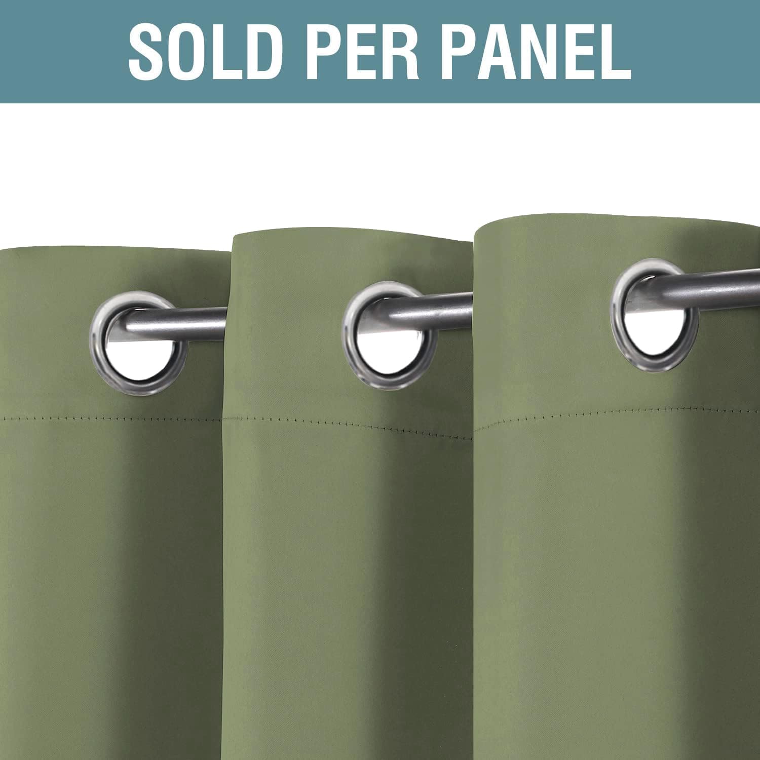 H.VERSAILTEX Blackout Curtains - Grommet Thermal Insulated Room Darkening Curtains for Bedroom and Living Room Energy Saving So…