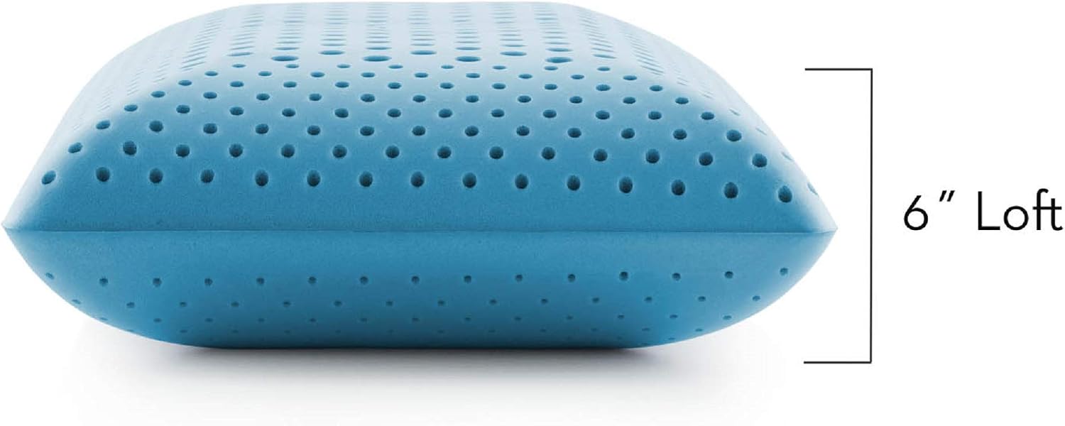 MALOUF Zoned Pillow Infused with Temperature Regulating Gel-New ACTIVEDOUGH Formula is Responsive, Supportive, and Plush-Mid Loft-Queen…
